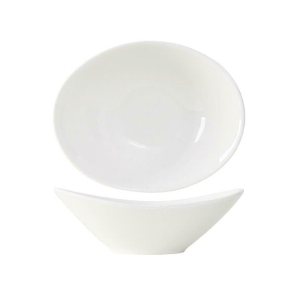 Tuxton China Bouillon 8 Oz - 6.37 In. X 5 In. Pearl White - 2 Dozen AMU-413